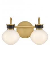 Lark Canada 85592LCB-BK - Small Two Light Vanity