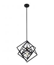 Vinci Lighting Inc. P1070-1AB/BK - Galaxia Pendant Aged Brass/Black