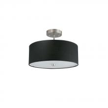 Avista Lighting Inc 208SF03BS-BK - Avista Zen Semi-Flush Mount 3-Light Black