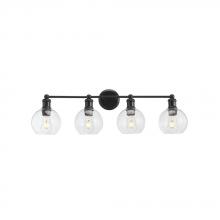 Avista Lighting Inc A3214BK - Avista Ash Vanity Wall Light 4-Light Black