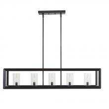 Avista Lighting Inc A7057BK - Avista Metro 41" Linear Chandelier Black