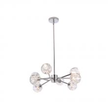 Avista Lighting Inc A8908CH - Avista Hampton Chandelier 8-Light Chrome