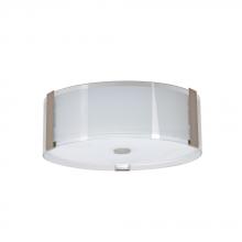 Avista Lighting Inc A98032-11 - Avista Urban Flush Mount 2-Light Brushed Nickel