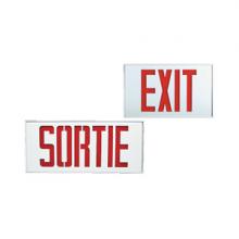 Stanpro (Standard Products Inc.) SLEXXC1WH/IB - EXIT SIGN EXTRUDED ALUMINUM SINGLE FACE SELF POWERED 90 MIN 120/347V INP UT WHITE