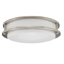 Stanpro (Standard Products Inc.) 68067 - 12 IN LED CEILING LUMINAIRE DOUBLE RING 20 W 120 V 3000K CHROME 1 400 LM ROUND