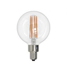 Stanpro (Standard Products Inc.) 68942 - LED Filament Lamp G16.5 S4 E12 Base 5W 320° 120V 27K Clear Vertical Dim 500LM Standard