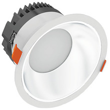 Stanpro (Standard Products Inc.) 64796 - VELOCE 8IN 26W 120-277V 3500K 70° WHITE BAFFLE FROSTED ROUND 2490lm