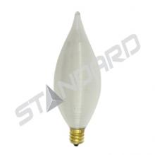 Stanpro (Standard Products Inc.) 59807 - INCANDESCENT SILK 25W C11 E12 130V SATIN WHITE STD