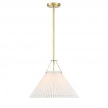 Crystorama GAM-71003-AG - Gamma 1 Light Aged Brass Chandelier