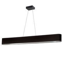 Dainolite AUB-R5030HP-MB-697 - 30W Horizontal Matte Black Pendant with Black/Silver Shade