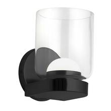 Dainolite NAD-510LEDW-MB - 10W LED Nadine Wall Sconce Matte Black w/ Clear Glass