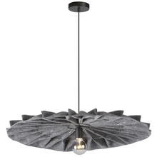 Dainolite PGD-311P-MB-500 - 1LT Incandescent Pendant, MB w/ GRY Felt Shade