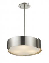 Levico LV1218SP-BN - 3 Light Semi-Flush / Pendant - Brushed Nickel