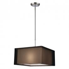 Levico LVB718SP-BNB - 3 Light Semi-Flush / Pendant - Brushed Nickel