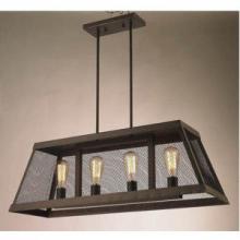 Levico LVRHA04D-BZ - Linear Chandelier - Edison Series