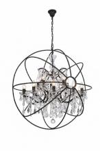 Bethel International 9849/10+5P - Chandelier Rustic Brozne