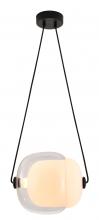 Bethel International DLS38P12W - LED Pendant Metal & Glass