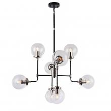 Bethel International DU93 - Chandelier Polished Nickel & Black