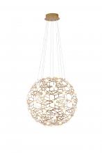 Bethel International FIT03C23G - Gold LED Chandelier