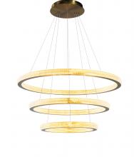 Bethel International GL313C33G - Metal and Acrylic LED Chandelier