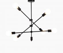 Bethel International GL327C26B - Chandelier Matte Black