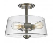 Z-Lite 428SF3-BN - 3 Light Semi Flush Mount