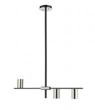 Z-Lite 814-3L-MB-PN - 3 Light Linear Chandelier