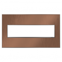 Legrand Canada AWM4GCU4 - Copper, 4-Gang Wall Plate