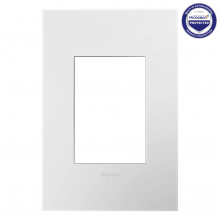 Legrand Canada AWP1G3PW4 - Powder White, 1-Gang + Wall Plate