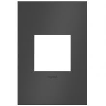 Legrand Canada AWC1G2SBL4 - Satin Black, 1-Gang  Wall Plate