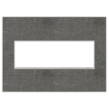 Legrand Canada AWM3GSL4 - Slate Linen, 3-Gang Wall Plate