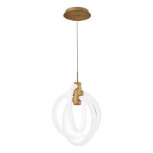  PD-27413-30-AB - Knot Mini Pendant Light