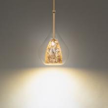  PD-74318-AB/GL - Helios Mini Pendant Light