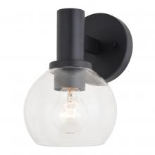 Vaxcel International W0461 - Marshall 1 Light Wall Light Matte Black