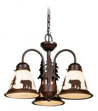 Vaxcel International LK55716BBZ-C - Bozeman 3L LED Fan Kit or Chandelier (Dual Mount) Burnished Bronze