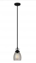 Whitfield PT272-BK - 1 Light Pendant