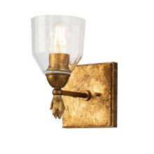 Lucas McKearn BB1000G-1-F1G - Felice 1 Light Wall Sconce In Gold