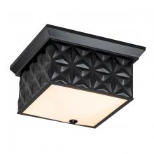 Lucas McKearn FM1302MB-14 - Alpha Square Flush Mount in Black