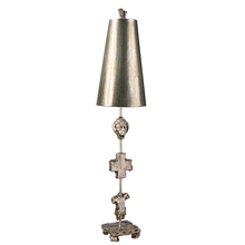 Lucas McKearn TA1014 - Fragment Antiqued  Silver Buffet Table Lamp By Lucas Mckearn