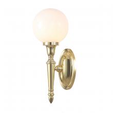 Lucas McKearn BB-DRYDEN4-PB - Dryden 1 Light Bath Light in Polished Brass