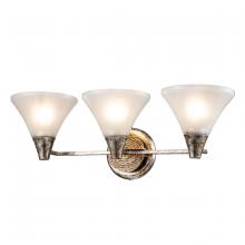 Lucas McKearn BB1114S-3 - Lemoine 3 Light Bath Bar in Silver