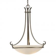 Galaxy Lighting 814024IRN - Pendant - Iron w/ Satin White Glass