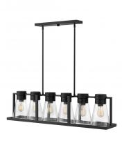 Hinkley Canada 63306BK-CL - Medium Six Light Linear