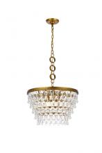 Elegant 1219D19BR/RC - Nordic 5 Lights Brass Pendant