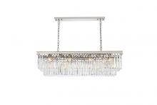 Elegant 1232D50PN/RC - Sydney 12 Light Polished Nickel Chandelier Clear Royal Cut Crystal