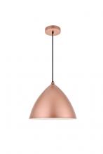 Elegant LD2410HG - Kenneth 1 Light Honey Gold Pendant