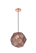 Elegant PD2052 - Kronos 1 Light Copper Pendant