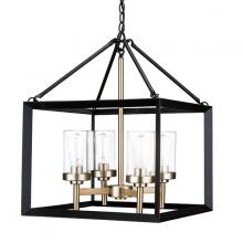 Russell Lighting 111-418/BLK/SG - Heartland Chandeliers Black