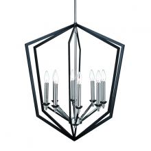 Russell Lighting 155-926/BLK/CHR - Victoria Chandeliers Black