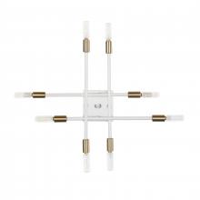 Russell Lighting 302-108/WHSG - Barcelona Vanities White